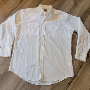 Ely Cattleman Men's Long Sleeve Pearl Snap Button Shirt